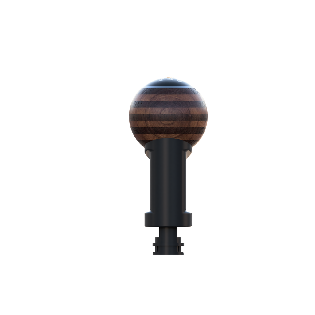 Limited Edition Carrera T style exotic layered wood shift knob for 6-speed models.