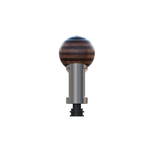 Limited Edition Carrera T style exotic layered wood shift knob for 6-speed models.