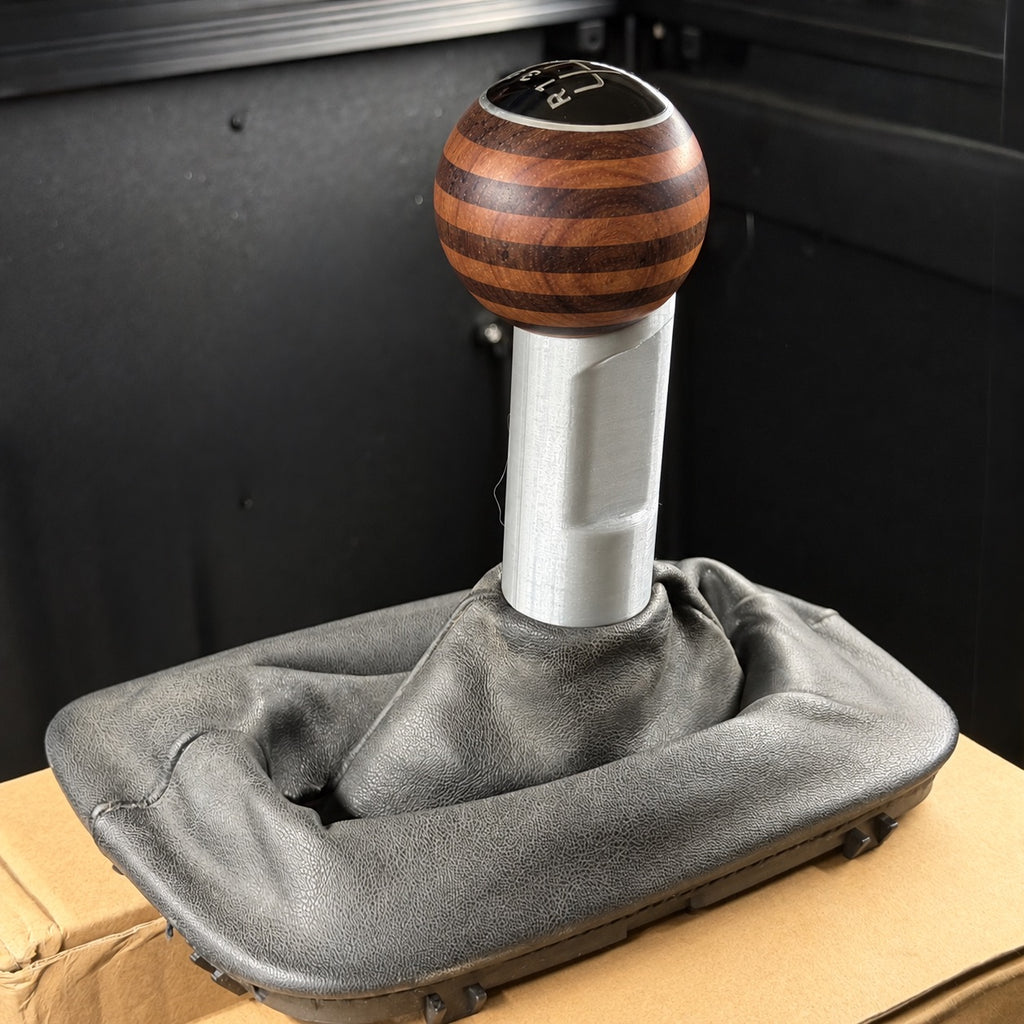 Limited Edition Carrera T style exotic layered wood shift knob — Pre-order -- 924/944/968