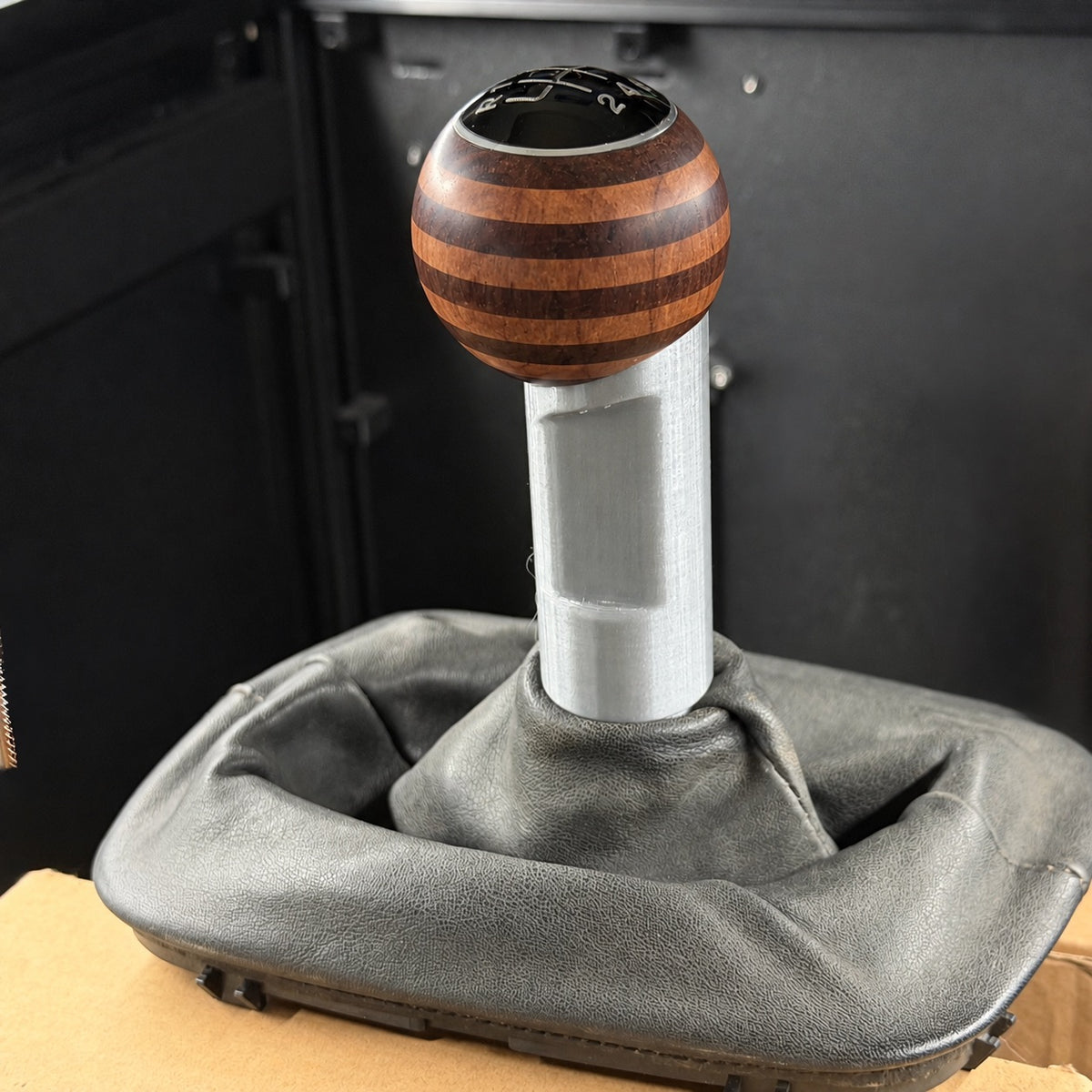 Limited Edition Carrera T style exotic layered wood shift knob — Pre-order -- 924/944/968