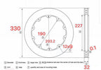 Big Brake Kit - Porsche 944, 1985.5+ NA models (not for Turbo)