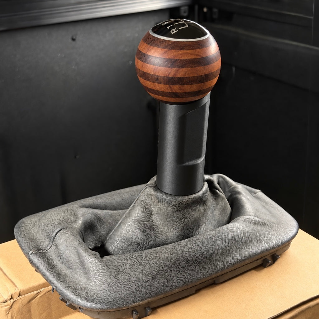 Limited Edition Carrera T style exotic layered wood shift knob — Pre-order -- 924/944/968