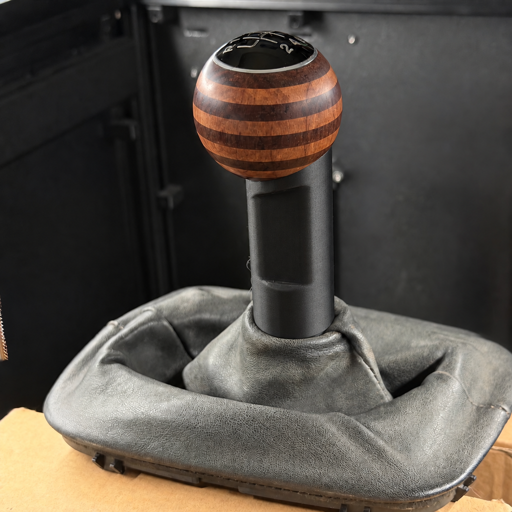 Limited Edition Carrera T style exotic layered wood shift knob — Pre-order -- 924/944/968
