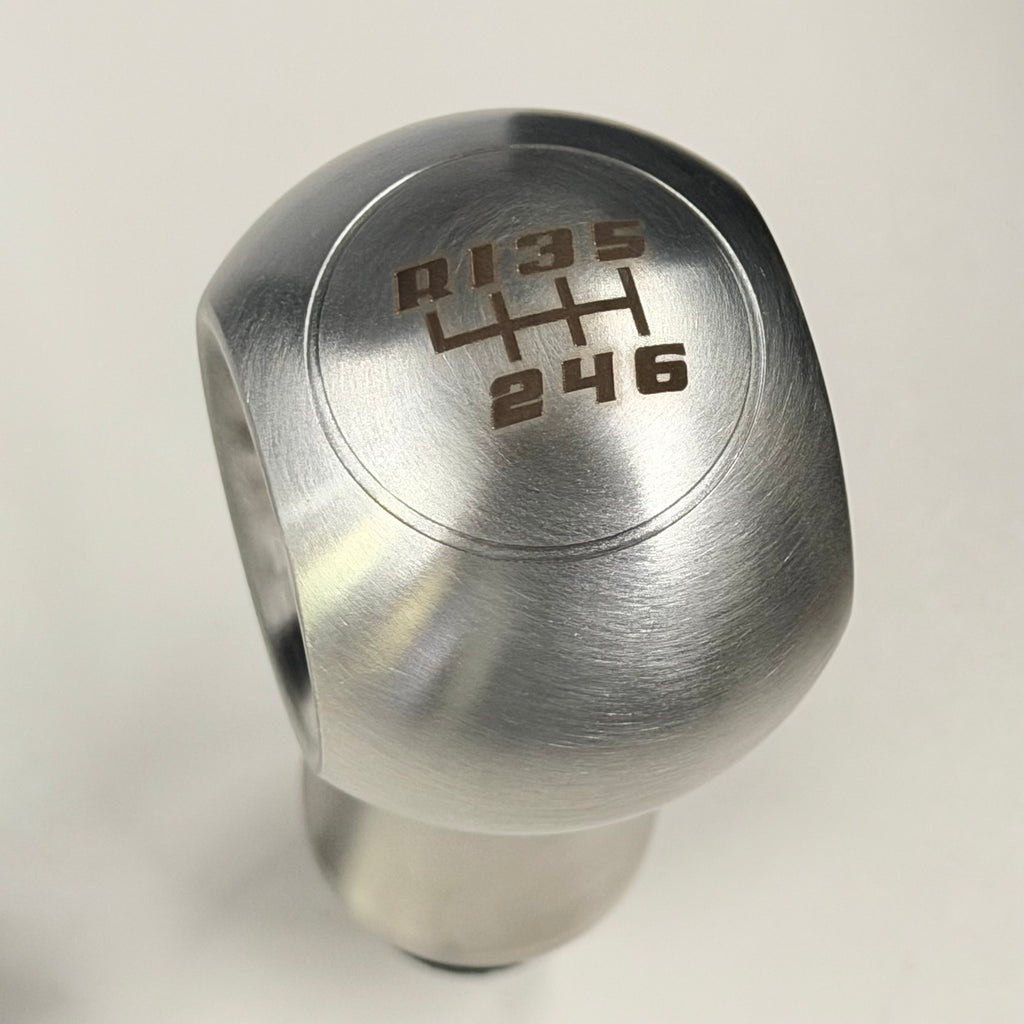 RKP6 stainless steel shift knob with shift pattern