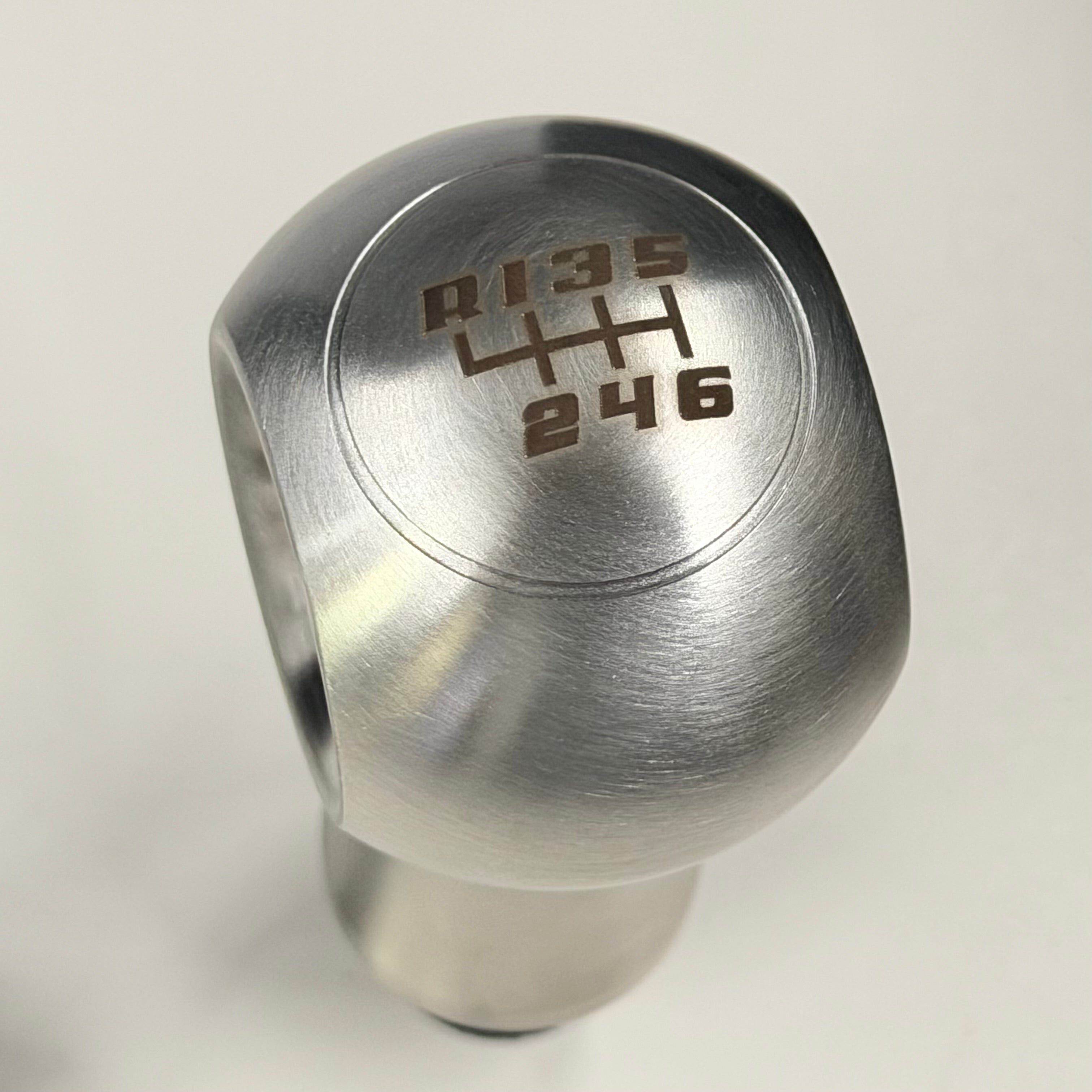 RKP6 stainless steel shift knob with shift pattern