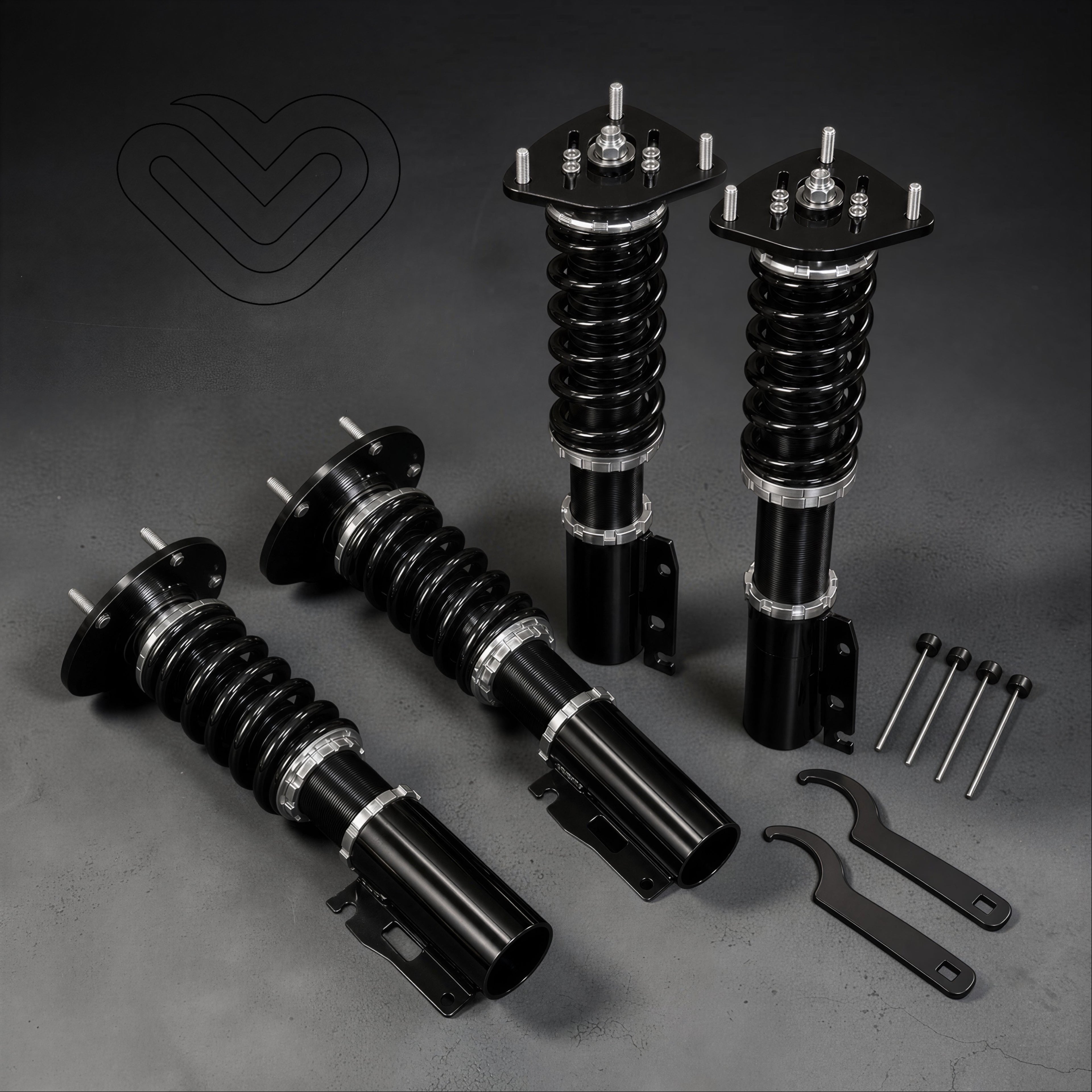 LPM Coilover System - Cayman and Boxster 987 (Base, S, R) models 2005-2012