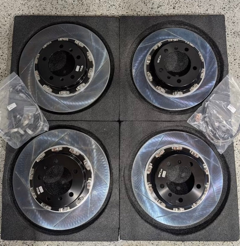 Cayman Boxster 981 BASE MODEL ONLY (2013-2016) Oversized Floating Brake Rotors - Made to Order