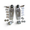 OEM GT3-style lower control arms for most 1997-present 911/Cayman/Boxster/718