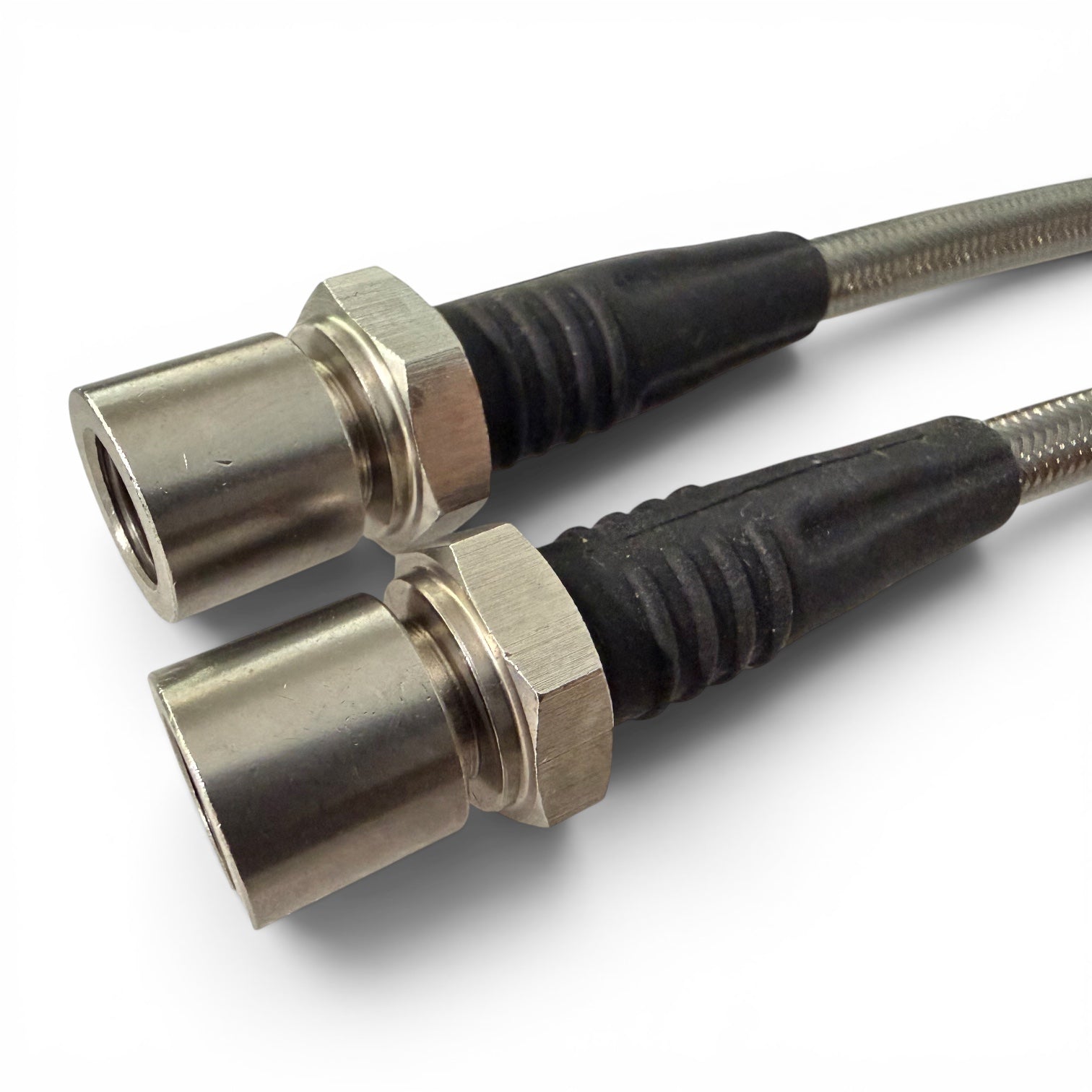 Stainless Steel Brake Lines with Clear Cover, 4-line kit for 924/944/968