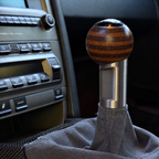 Limited Edition Carrera T style exotic layered wood shift knob — Pre-order -- 997/987/996/986