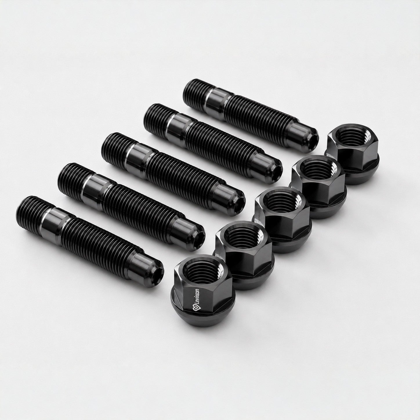 Titanium wheel studs for Porsche 911, Cayman, Boxster, Cayenne, Panamera, Macan