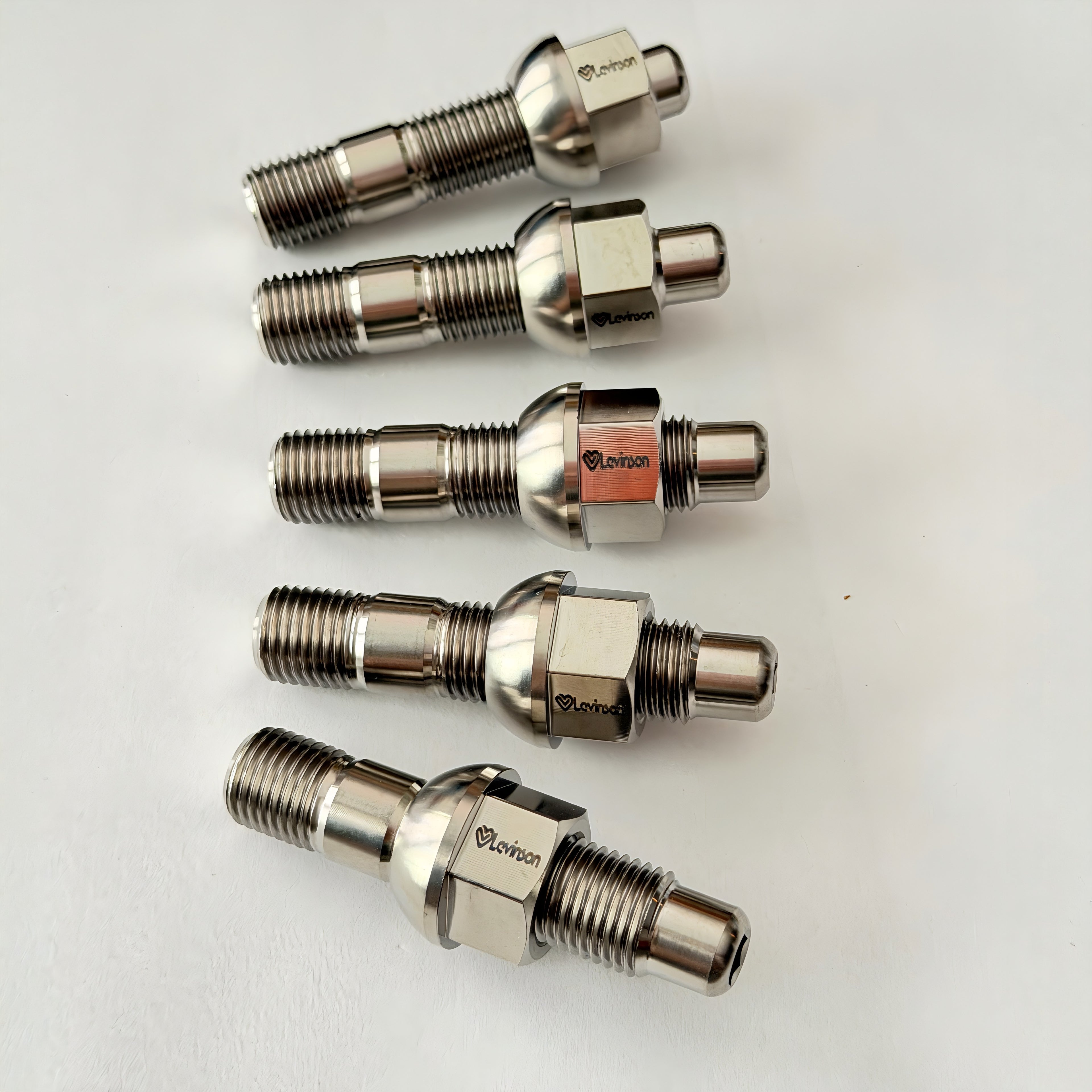 Titanium wheel studs for Porsche 911, Cayman, Boxster, Cayenne, Panamera, Macan