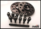 340/11 (15mm) Hubcentric Black Spacer/Black Wheel Bolts — image 1