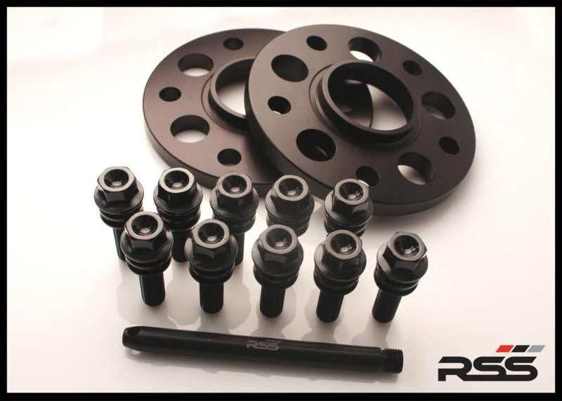340/11 (15mm) Hubcentric Black Spacer/Black Wheel Bolts — image 1