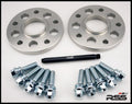 341/10 (18mm) Hubcentric Silver Spacer/Silver Wheel Bolts — image 1
