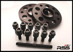 341/11 (18mm) Hubcentric Black Spacer/Black Wheel Bolts — image 1