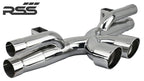 1208/30 RSS X-Pipe Center Exhaust - (997 GT3 + 991.1 GT3/RS) Black Ceramic Coat Finish — image 3