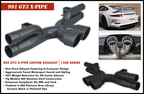 1208/30 RSS X-Pipe Center Exhaust - (997 GT3 + 991.1 GT3/RS) Black Ceramic Coat Finish — image 2