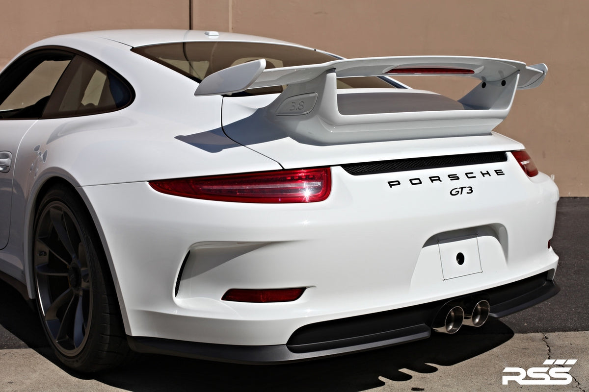 1208/30 RSS X-Pipe Center Exhaust - (997 GT3 + 991.1 GT3/RS) Black Ceramic Coat Finish — image 5