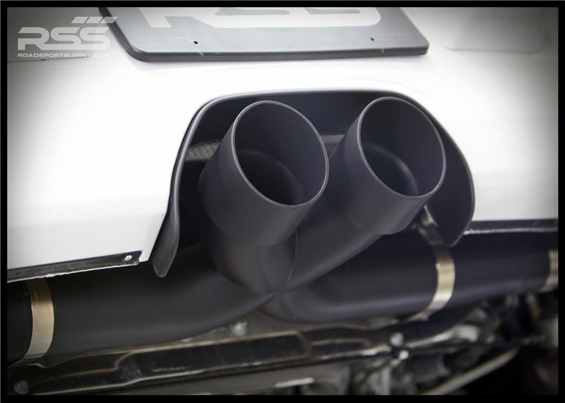 1208/30 RSS X-Pipe Center Exhaust - (997 GT3 + 991.1 GT3/RS) Black Ceramic Coat Finish — image 6