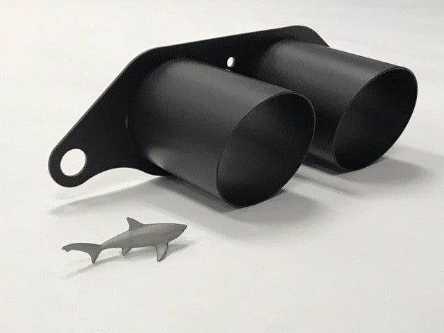 Shark Werks: Light Weight Exhaust Tips for 997 / 997.2 GT3 / RS — image 1