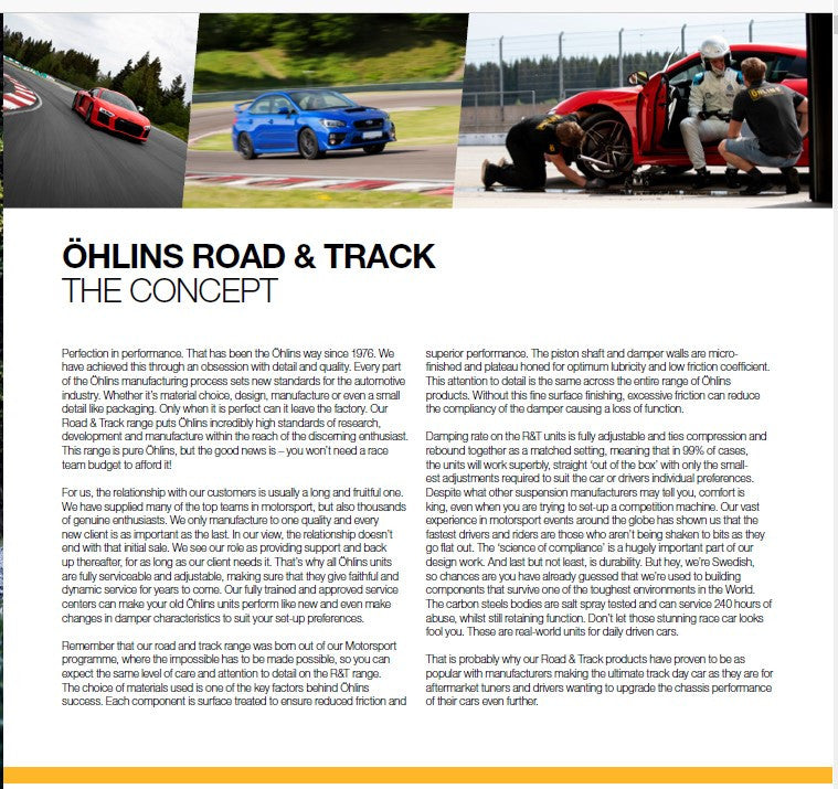 Ohlins Road & Track DFV Suspension Kit - 986/987 Boxster/Cayman — image 4