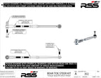 302 Rear Adjustable Toe Steer Kit (GT4 981 + 718)