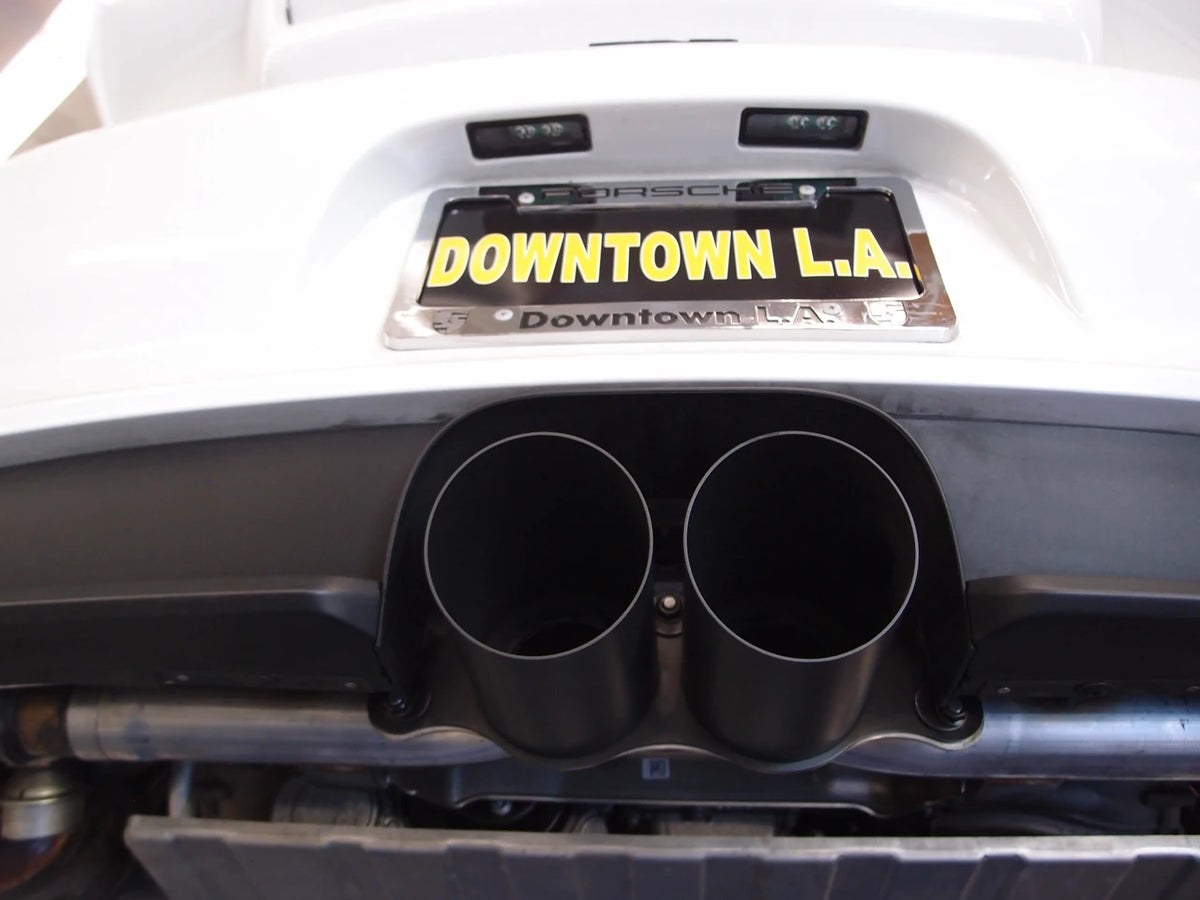 Shark Werks: 100mm Exhaust Tips for 991 / 991.2 GT3 / RS / R